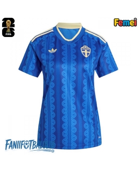 Suedia Echipament de Fotbal Replică Mondial 2026 Femei Deplasare